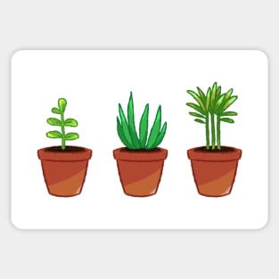 Green thumb Sticker